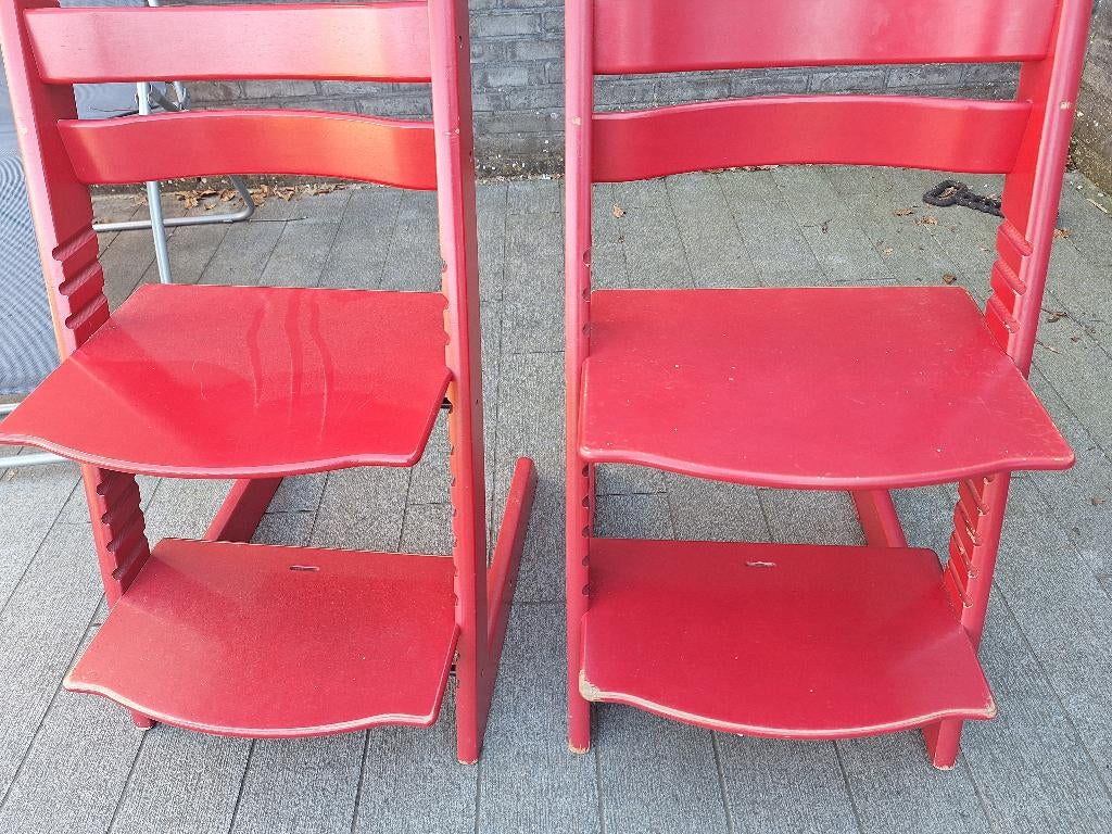 Stokke triptrap, Kinderen en Baby's, Ophalen, Gebruikt, Meegroeistoel, Aanschuifbaar