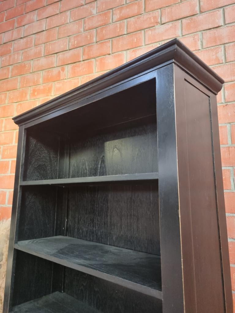 2  boekenkast/bibliotheekkast art:318/25.1+2, Huis en Inrichting, Kasten | Boekenkasten, Ophalen, Gebruikt, Flamant, Landelijk