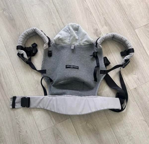 Porte bebé love-radius en très bon etat - gris flanelle, Enlèvement, Comme neuf