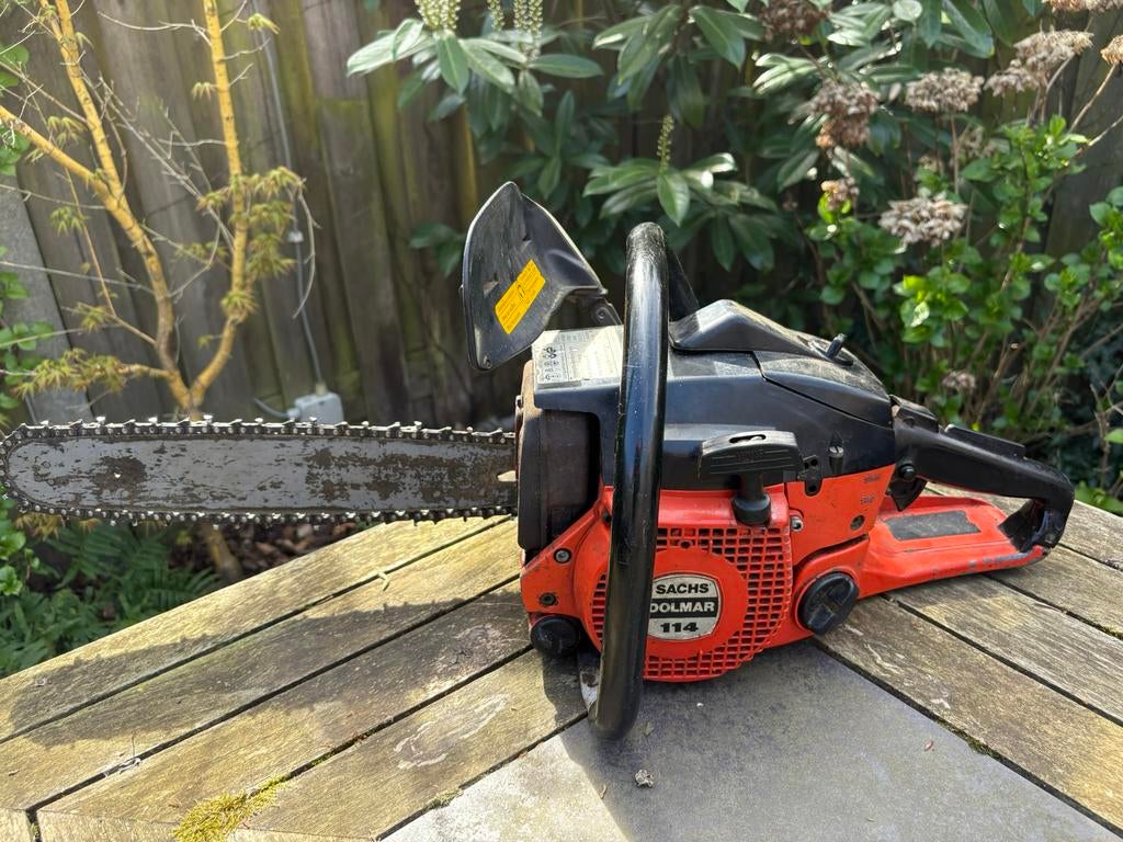 Tronçonneuse Sachs-Dolmar 114, Jardin & Terrasse, Outils à main, Utilisé, Enlèvement ou Envoi