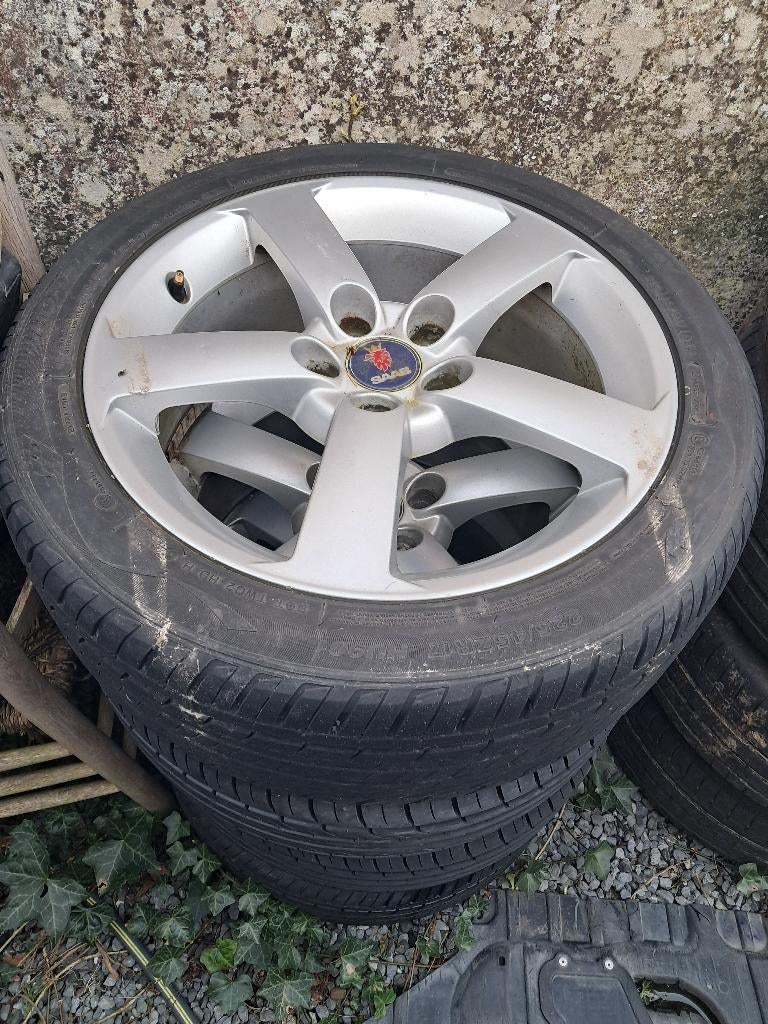 Roues Saab 17", Enlèvement, Utilisé, Saab