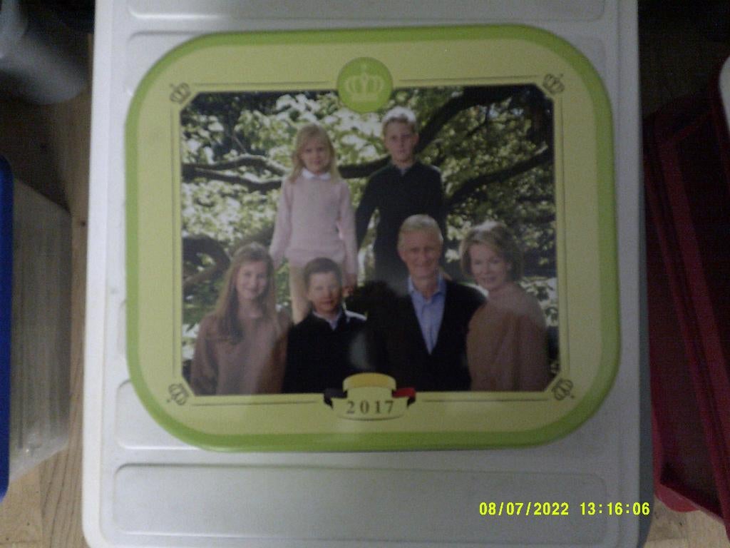 Blikken doos Koningshuis, Collections, Maisons royales & Noblesse, Comme neuf, Autres types, Enlèvement ou Envoi