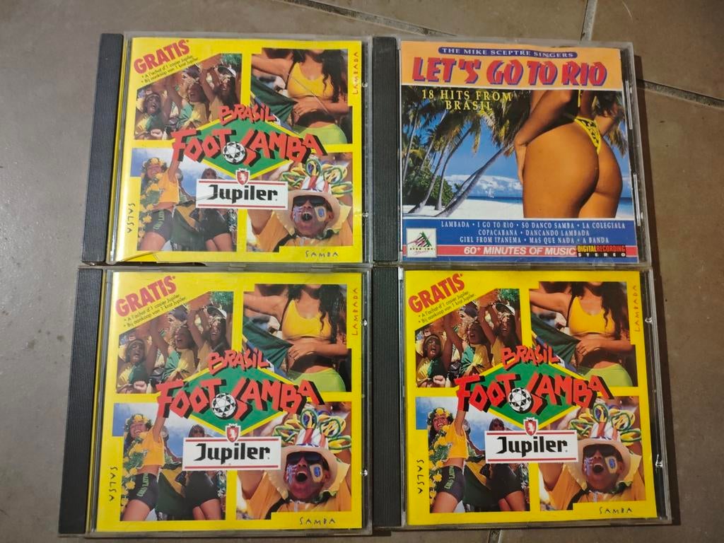 Lot cd's samba (5stuks), Cd's en Dvd's, Ophalen of Verzenden, Zo goed als nieuw, Latijns-Amerikaans