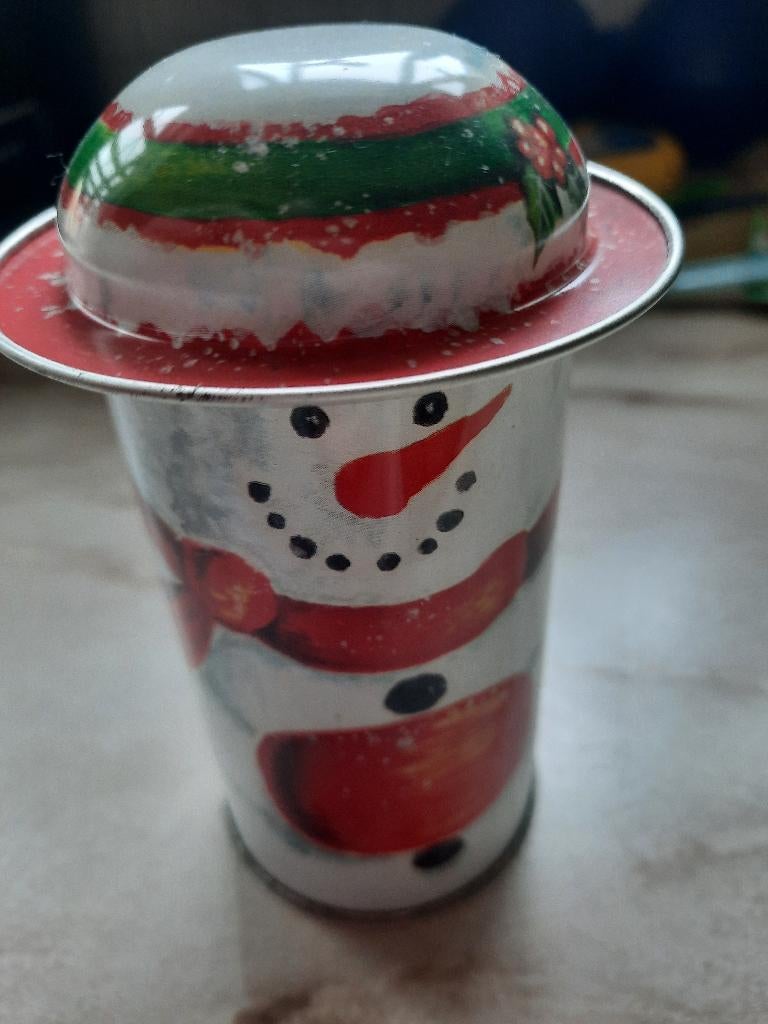 blikken fantatie pot met dekseltje, Verzamelen, Blikken, Ophalen of Verzenden