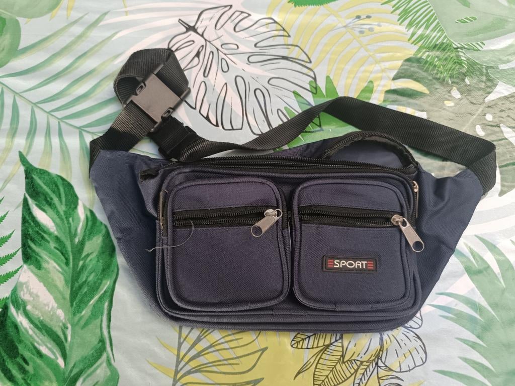 sac banane de sport, Enlèvement, Comme neuf, Bleu, Autres marques