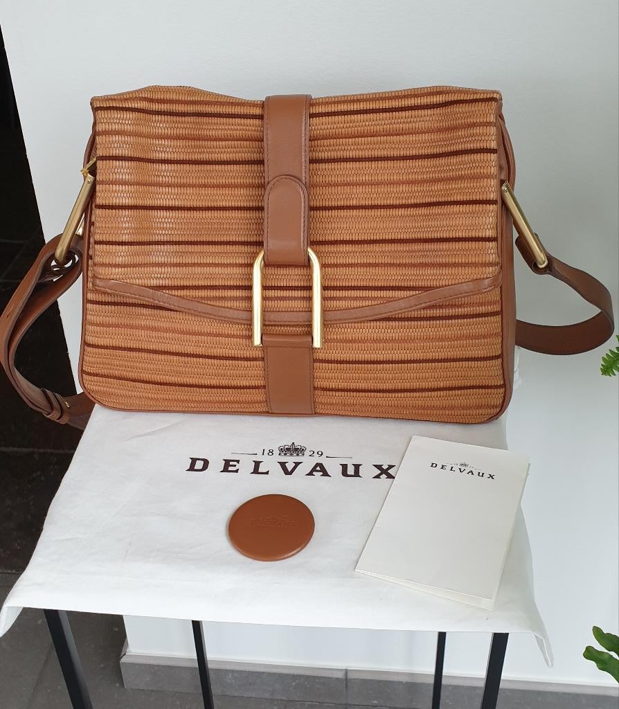 DELVAUX - Givry MM - toilette en cuir, Enlèvement