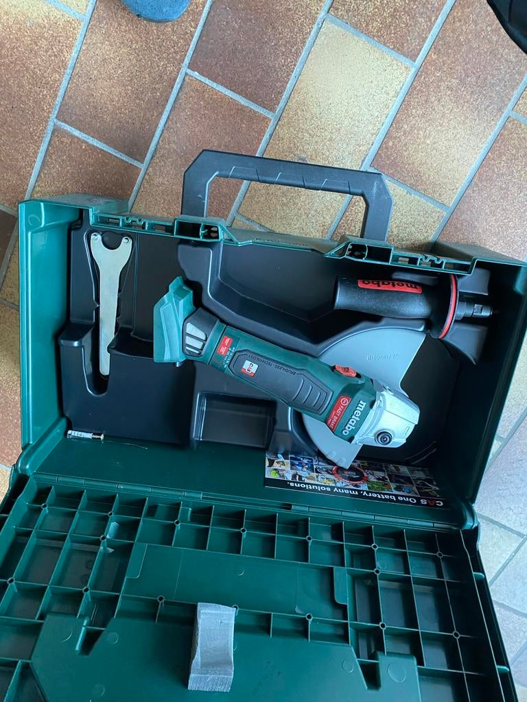 Metabo Accu Slijpmachine, Doe-het-zelf en Bouw, Gereedschap | Slijpmachines, Ophalen, Nieuw