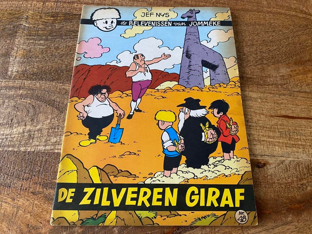🔵 JOMMEKE : De Zilveren Giraf, Livres, BD, Comme neuf, Enlèvement ou Envoi