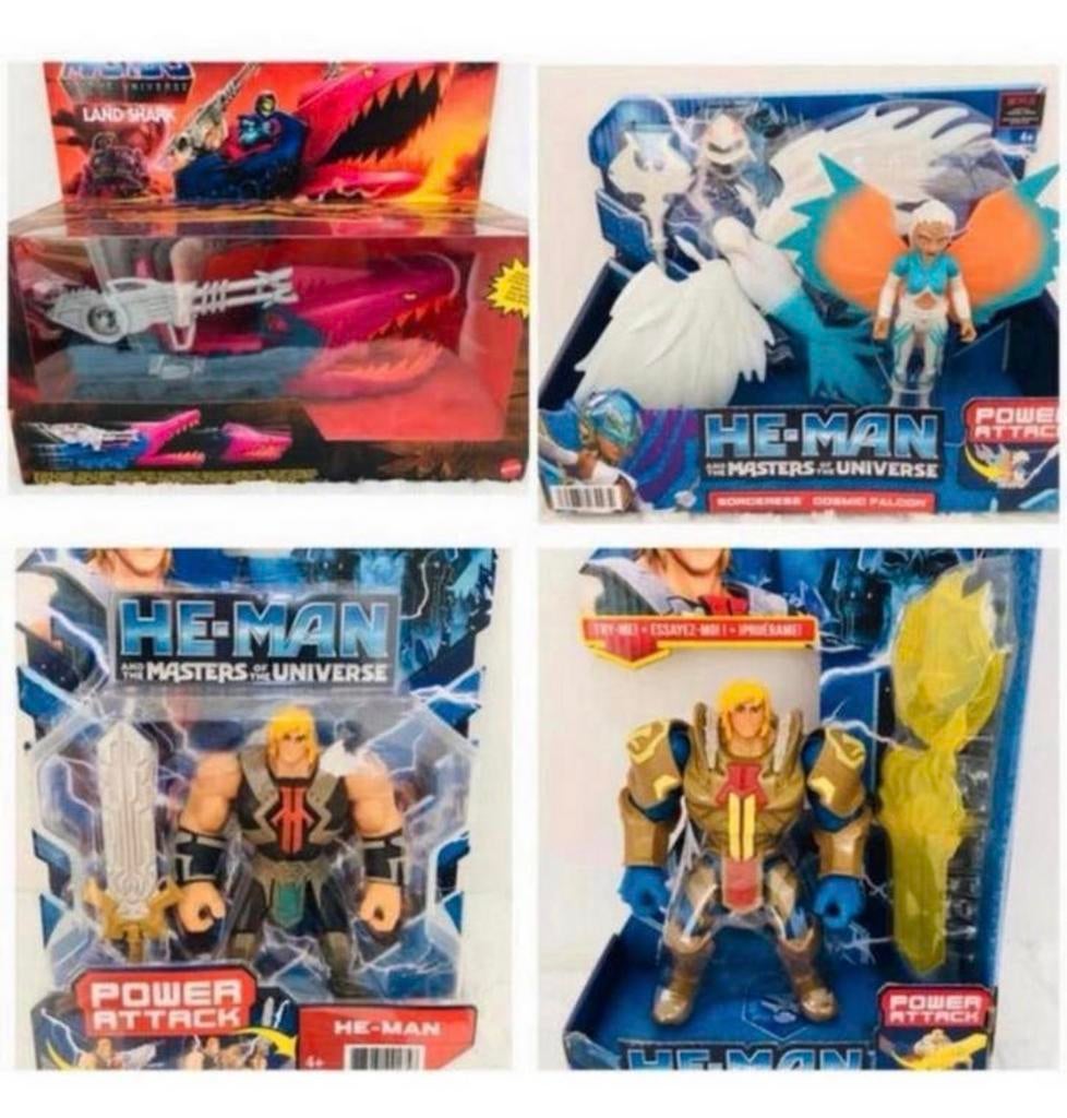 4 poupées Mattel Masters of the Universe Motu He-man, Enlèvement ou Envoi, Neuf