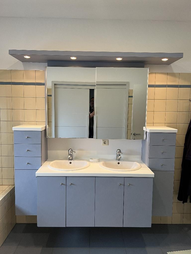 badkamermeubel, perfecte staat, Huis en Inrichting, Ophalen, 200 cm of meer, 150 tot 200 cm, Zo goed als nieuw