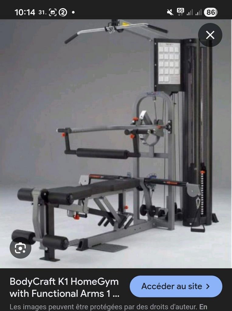 Homegym, Enlèvement ou Envoi, Utilisé, Autres types, Métal