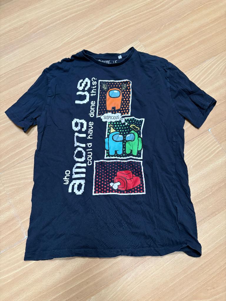 T-Shirt Among Us maat 170-176, Kinderen en Baby's, Kinderkleding | Maat 170, C&A, Jongen of Meisje, Ophalen of Verzenden, Zo goed als nieuw