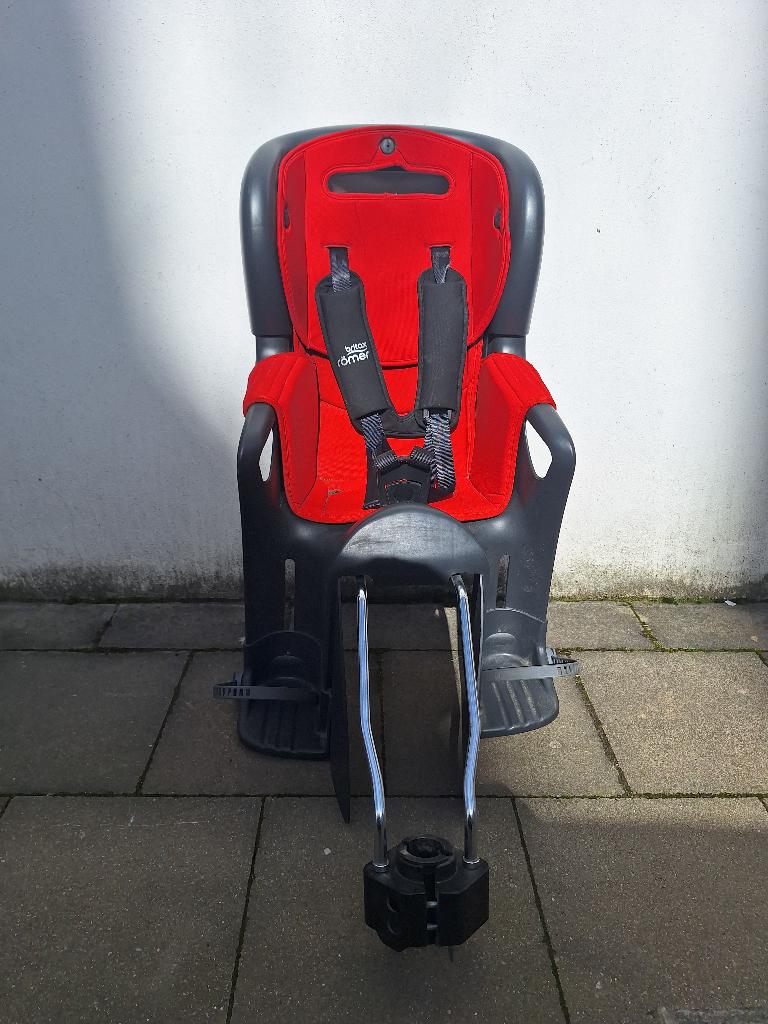 Siège enfant vélo Britax Römer Jockey Comfort rouge/noir., Vélos & Vélomoteurs, Repose-pieds, Enlèvement, Utilisé, Autre
