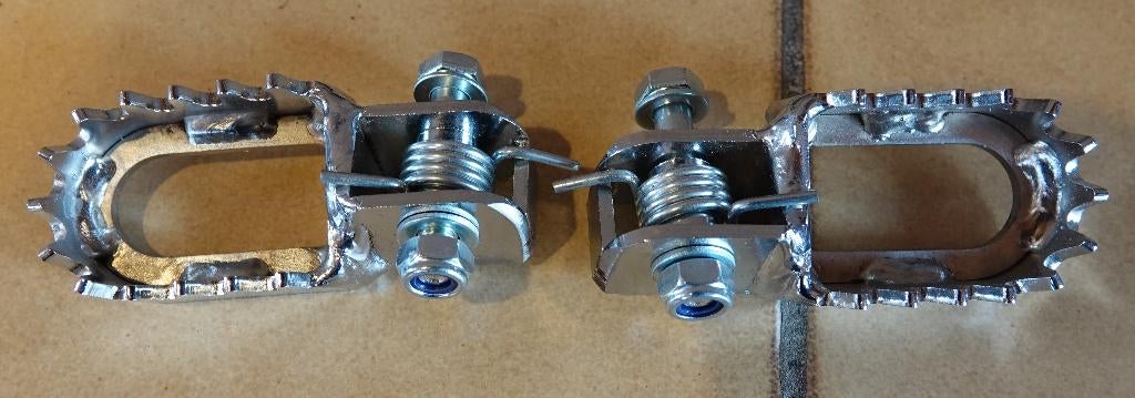 Repose-pieds Trial Chrome, Motos, Enlèvement ou Envoi, Neuf