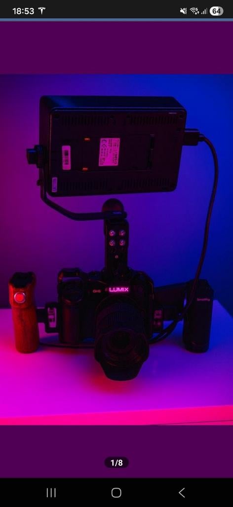 Caméra Panasonic GH5 (rig + moniteur +batteries ), TV, Hi-fi & Vidéo, Appareils photo numériques, Enlèvement, Utilisé
