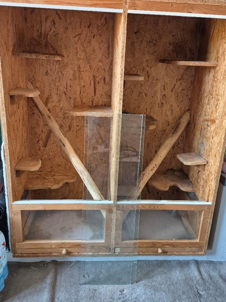 Cage (armoire) pour chinchillas ou autres rongeurs, 90 cm ou plus, 75 à 110 cm, Enlèvement, Utilisé