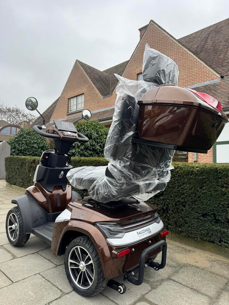 Scootmobiel Falcon 20 km/h batterie au lithium amovible NEUF, Divers, Enlèvement ou Envoi, Pliant, Neuf, Fauteuil roulant électrique