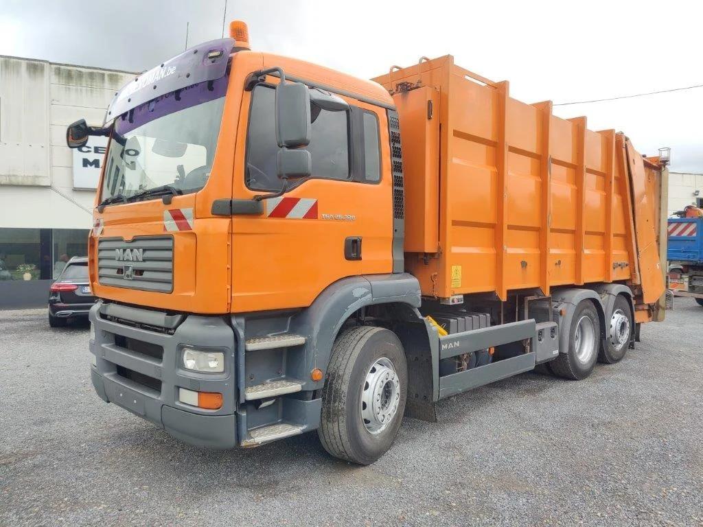 MAN TGA 26.320 6x2 garbage truck ZOELLER (bj 2007), Auto's, Vrachtwagens, Automaat, Overige kleuren, MAN, Bedrijf