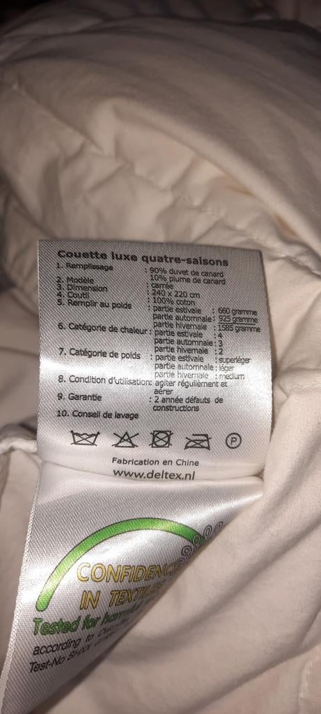 Literie, Enlèvement, Utilisé, Deux personnes, Housse de couette