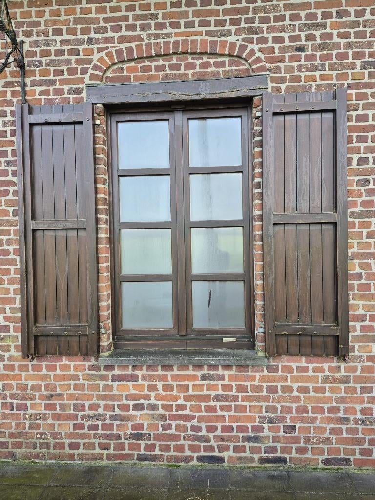 Houten luiken ramen (afzelia), Ophalen, Gebruikt, Overige typen