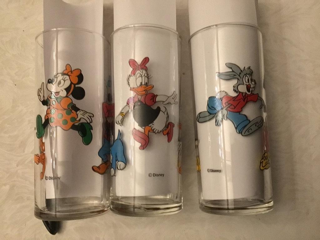 3 verres Disney Long Drink, Enlèvement ou Envoi