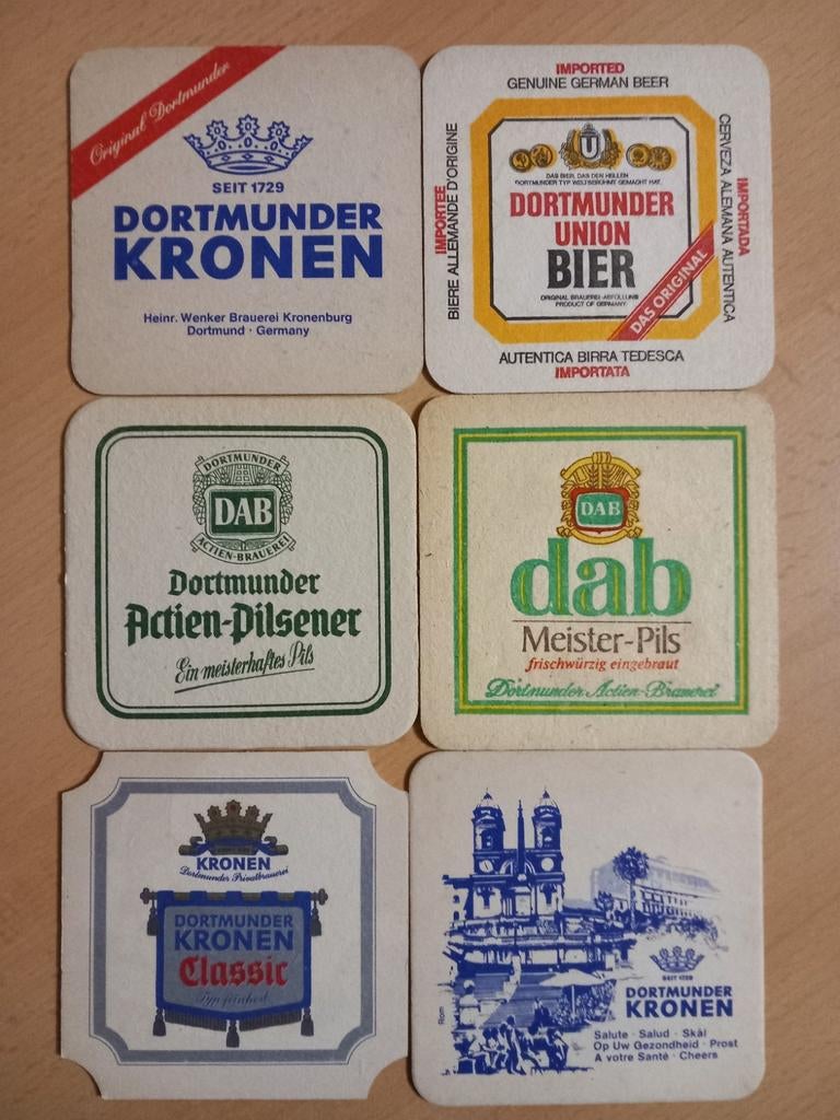 Sous-bocks Dortmunder (Allemagne) (580), Collections, Enlèvement ou Envoi, Comme neuf