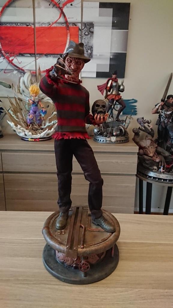Freddy Krueger Premium Format - A Nightmare on Elm Street, Verzamelen, Beelden en Beeldjes, Zo goed als nieuw, Ophalen