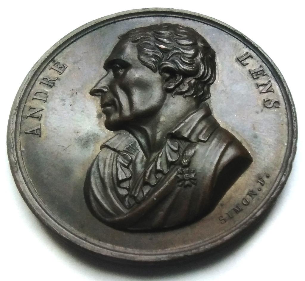 médaille simon ANDRE LENS 1739-1822, Enlèvement ou Envoi, Bronze