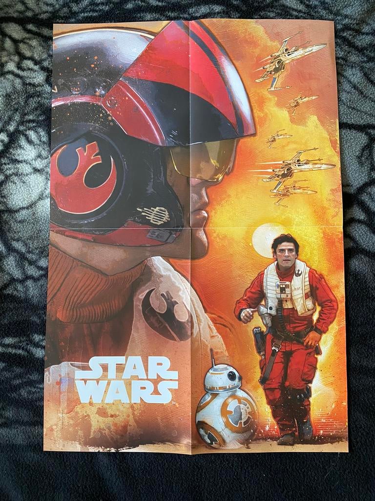 Star Wars poster, Verzamelen, Rechthoekig Staand, Deurposter of groter, Nieuw, Ophalen of Verzenden