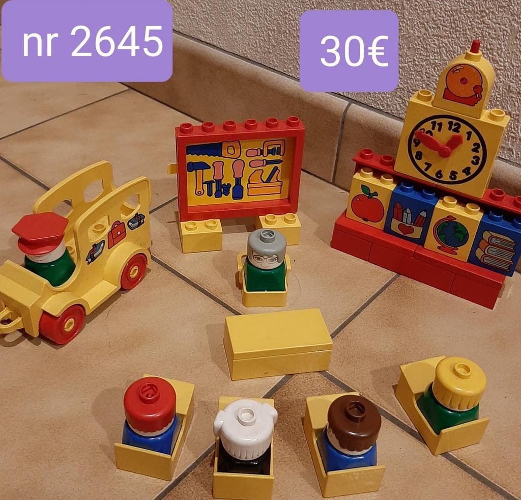 Lego duplo:Schooltje (CI) set nr 2645, Kinderen en Baby's, Speelgoed | Duplo en Lego, Zo goed als nieuw, Duplo, Ophalen of Verzenden