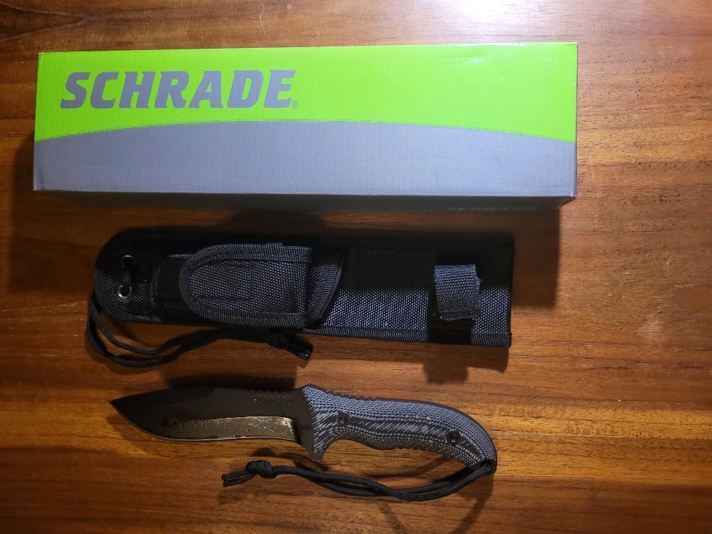 SURVIVAL/BUSHKRAFT KNIFE - SCHRADE SCHF10 - USA - Nieuw, Ophalen