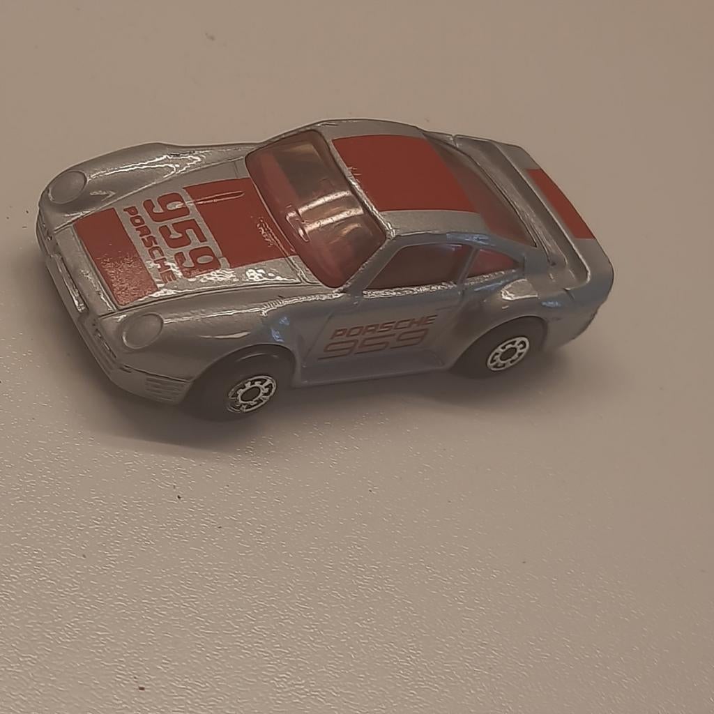 MATCHBOX 1/58 nr.7 : PORSCHE 959 * MOOI*, Hobby en Vrije tijd, Modelauto's | 1:87, Ophalen, Gebruikt, Auto, Matchbox