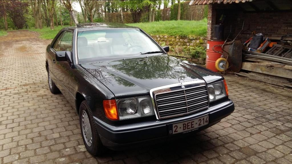 Mercedes c124 230CE, automaat, leder, 1989, Auto's, 4 zetels, Achterwielaandrijving, Beige, 4 cilinders