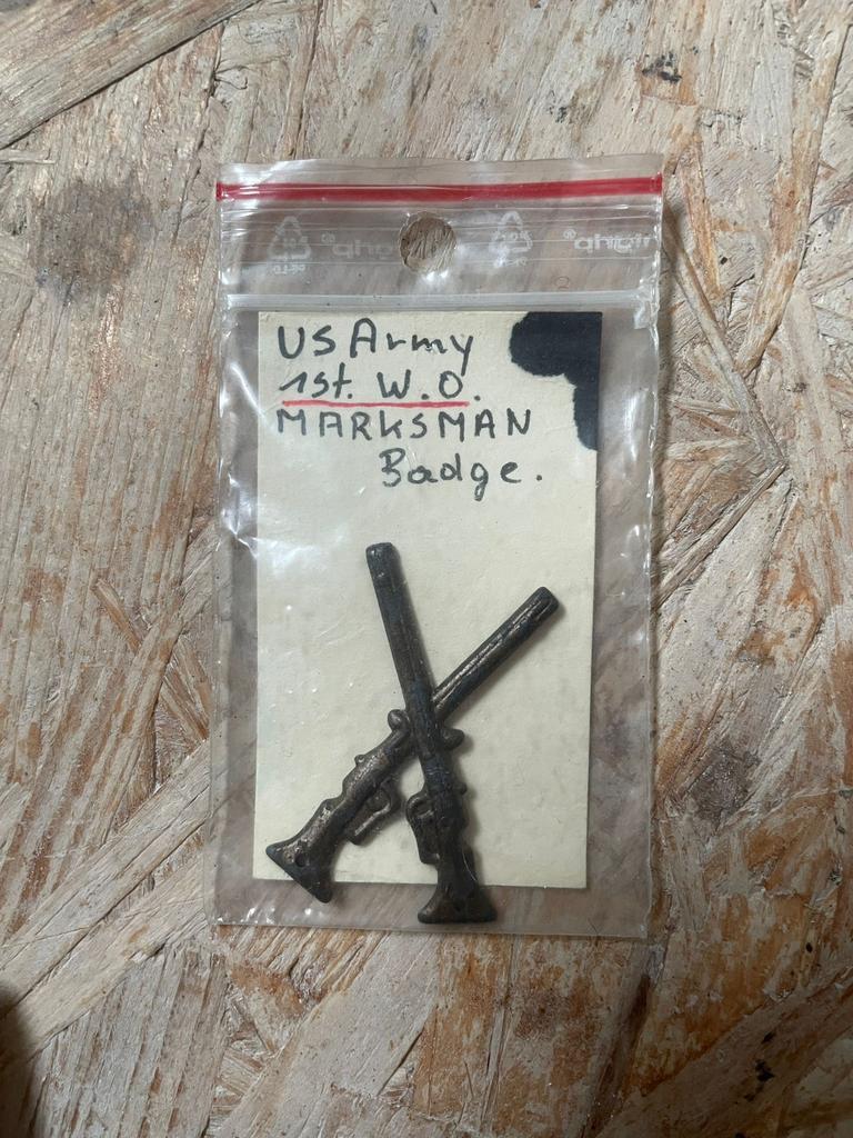 WOI us army badge, Verzamelen, Ophalen of Verzenden