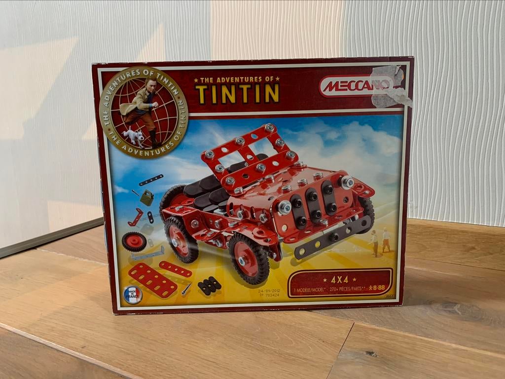 Kuifje Meccano 4x4 jeep, Enlèvement ou Envoi, Tintin, Neuf, Livre ou Jeu