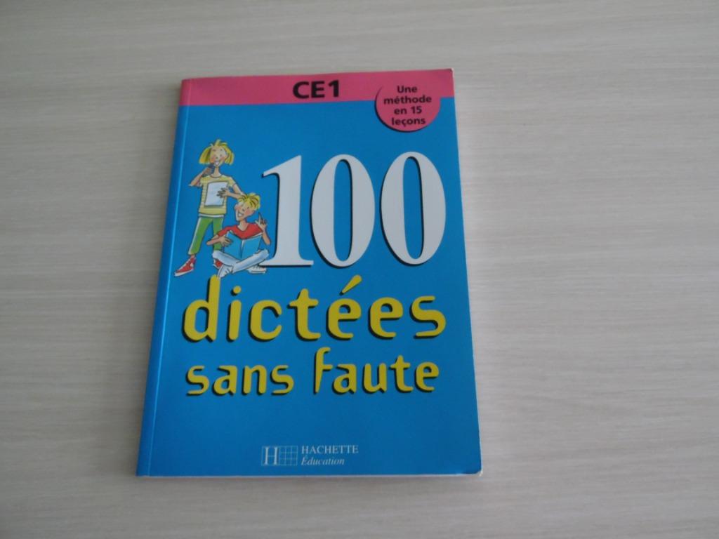 100 DICTÉES SANS FAUTE    2 ÈME PRIMAIRE    HACHETTE, Enlèvement ou Envoi, Neuf, Primaire, Français