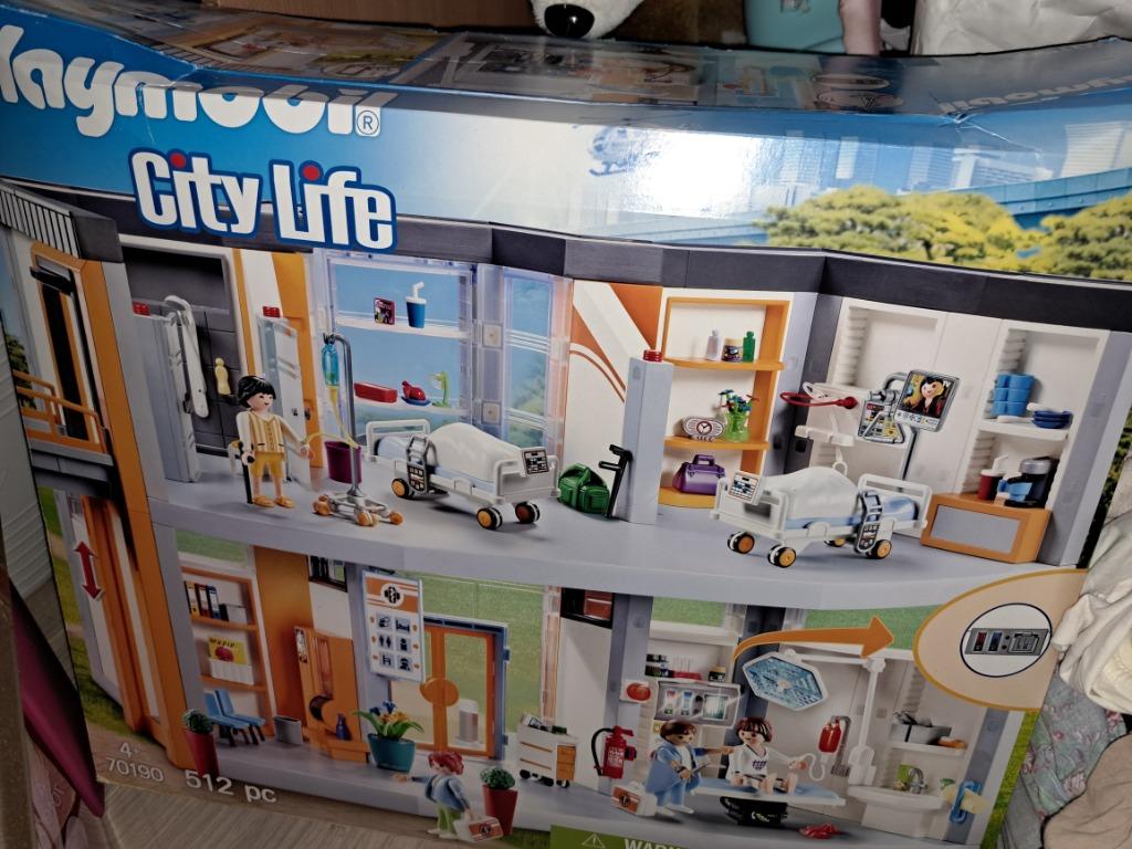 Playmobiel groot ziekenhuis, Ophalen of Verzenden, Zo goed als nieuw, Complete set