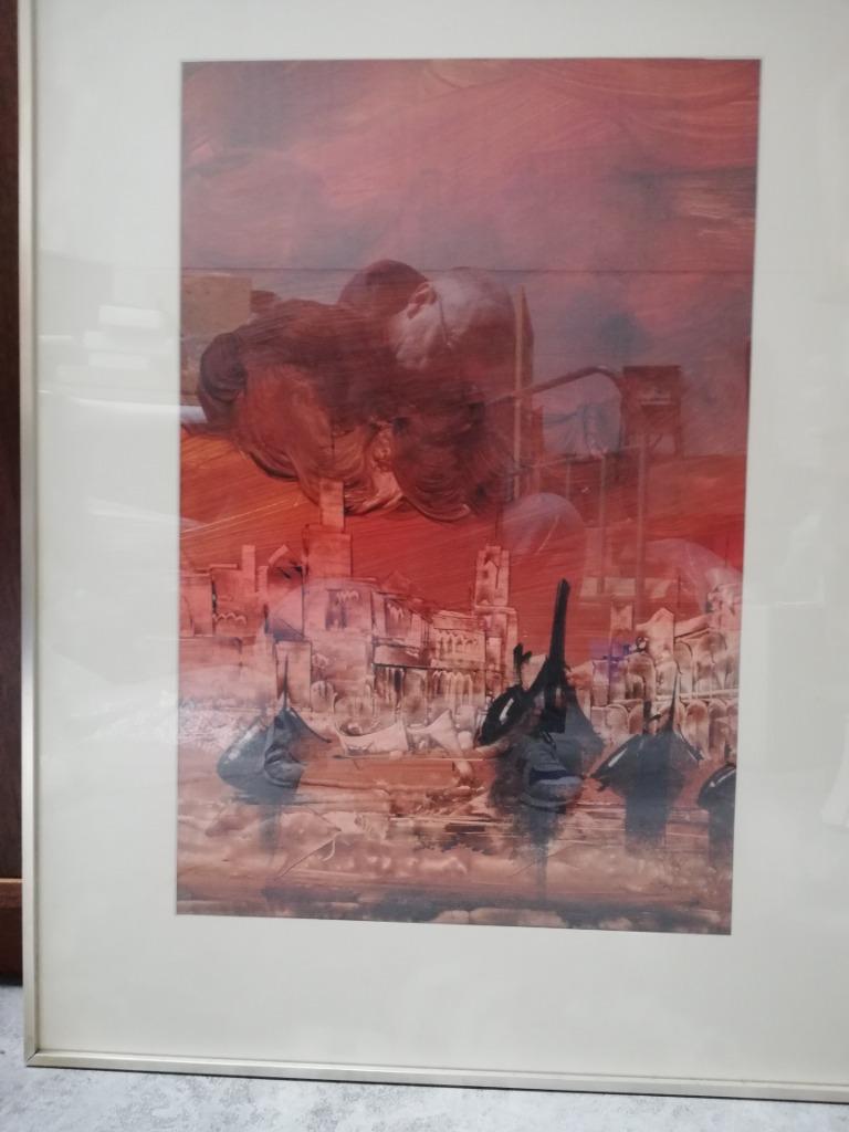 Aquarelle : Soirée à Venise, Antiquités & Art, Enlèvement