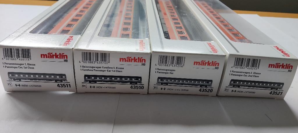 Märklin 43510 / 43511 / 43520 / 43521, Wisselstroom, Ophalen of Verzenden, Märklin, Nieuw