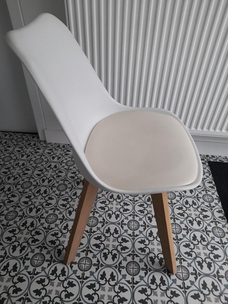 Stoel, Huis en Inrichting, Stoelen, Ophalen, Gebruikt, Wit, Vijf, Zes of meer stoelen