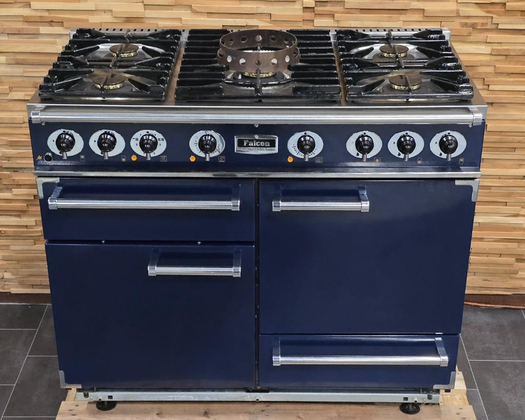 🔥Luxe Fornuis Falcon 110cm konings blauw 3 ovens, Elektronische apparatuur, Fornuizen, Ophalen, 60 cm of meer, Zo goed als nieuw