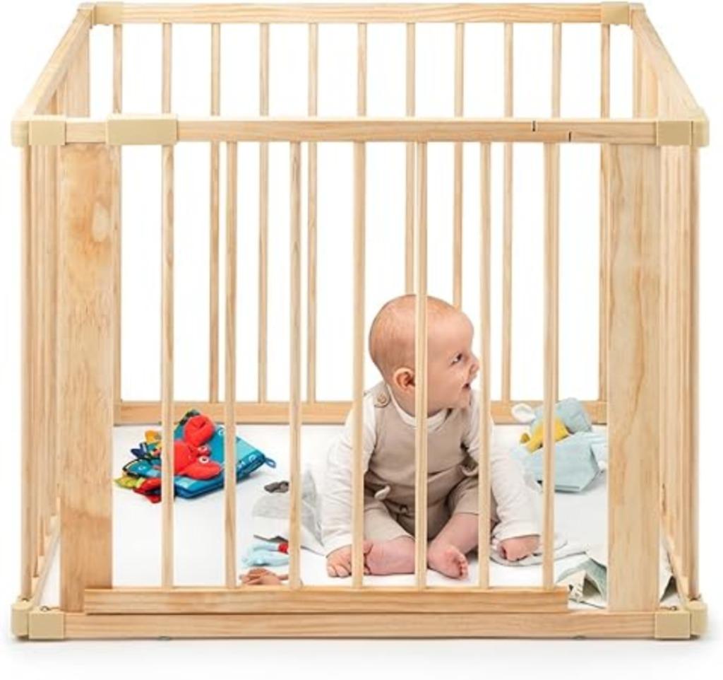 Houten box voor baby's SNELLE GRATIS LEVERING, Kinderen en Baby's, Babyparken, Nieuw, Vierkant, Verzenden