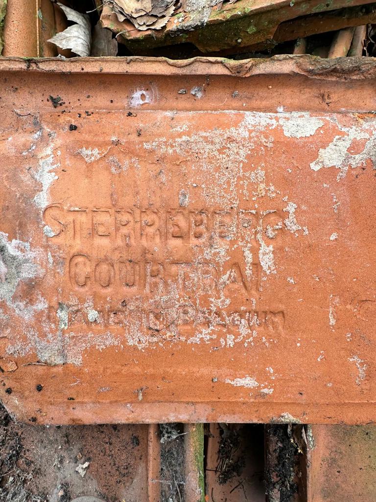 Dakpannen ong 800 stuks, Doe-het-zelf en Bouw, Dakpannen en Dakbedekking, Ophalen, Gebruikt, Rood, Dakpannen