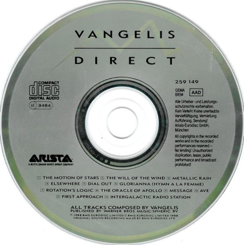 Vangelis – Direct - Album CD 💿, Enlèvement ou Envoi, Comme neuf, Coffret