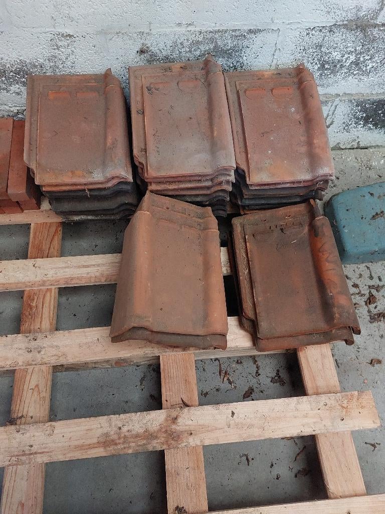 Tuiles Pottelberg, Pierre ou Argile, Enlèvement, Utilisé, Moins de 5 m²