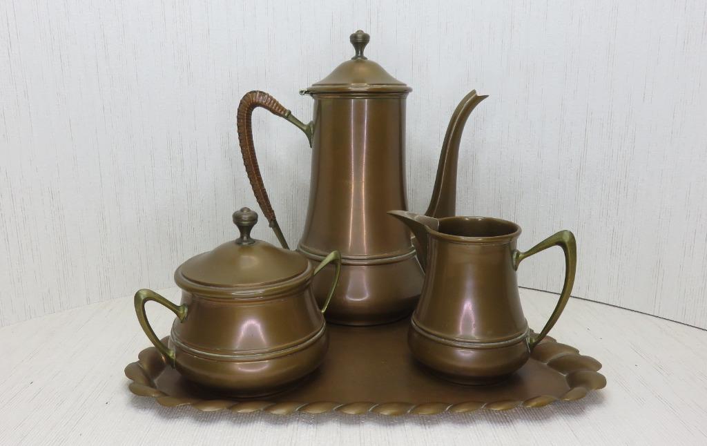 Service à café vintage-Style Art Nouveau/Jugenstil/Art déco, Enlèvement ou Envoi