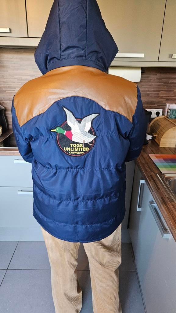 Vintage doudoune Chevignon, Vêtements | Hommes, Enlèvement ou Envoi, Porté, Taille 52/54 (L), Bleu