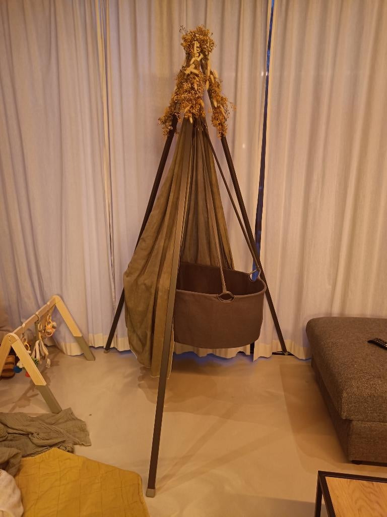 Wiegje Leander, Kinderen en Baby's, Babywiegjes en Ledikanten, Gebruikt, Wieg, Ophalen