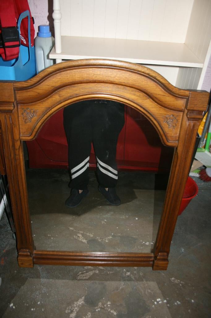 miroir de meuble de coiffeuse, Antiquités & Art, Enlèvement, Rectangulaire, 50 à 100 cm, 100 à 150 cm