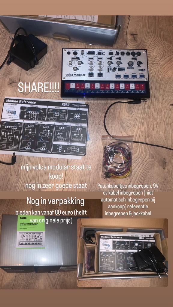 KORG VOLCA MODULAR, Muziek en Instrumenten, Ophalen of Verzenden, Zo goed als nieuw, Korg